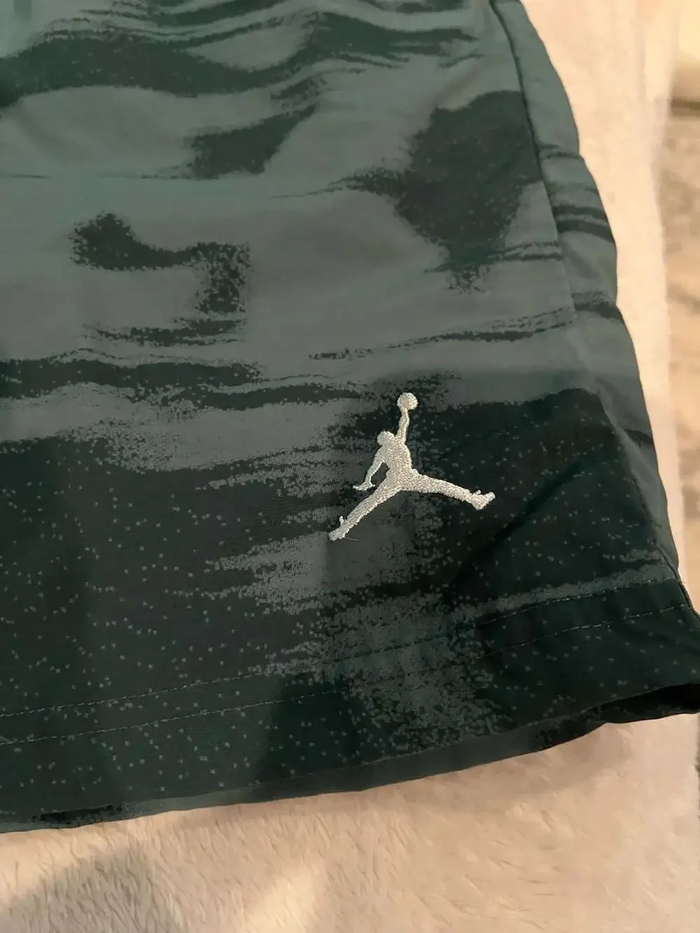 Jordan MVP Printed Woven Shorts in Mineral Slate/Oxidized Green